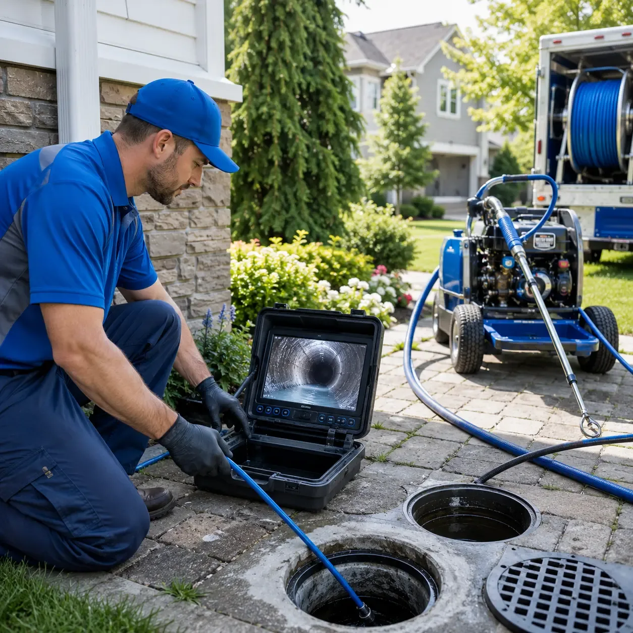 Outdoor drain cleaning professionals serving Loraine, TX